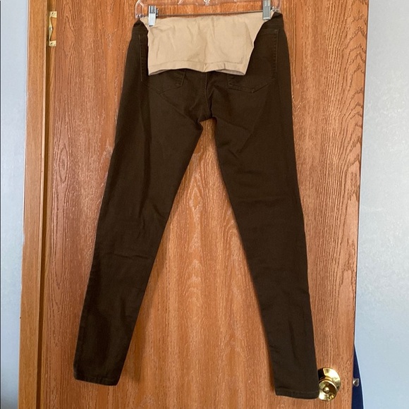 Olive Motherhood Maternity Skinny Jeans Full Panel - Picture 3 of 4